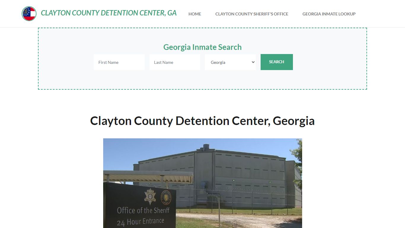 Clayton County Detention Center, GA Inmate Roster, Offender Search